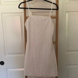White Eyelet Dress
